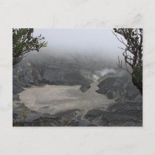 Active Volcano, Bandung Indonesia Briefkaart