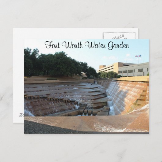 Active Water Pool - Fort Worth Water Garden # 8 Briefkaart (Voorkant / Achterkant)