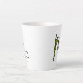 Activeer je vreugde! latte mok (Voorkant)