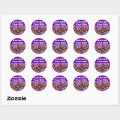 Activeer uw DNA-stickers Ronde Sticker (Vel)