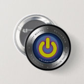 Activeren - Blue Orb Button (Voorkant /achterkant)