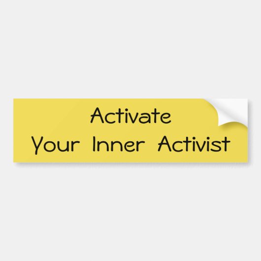 Activeren - T-shirt Bumpersticker (Voorkant)
