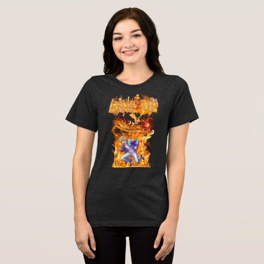 Activeren Tri-Blend Shirt (Voorkant volledig)