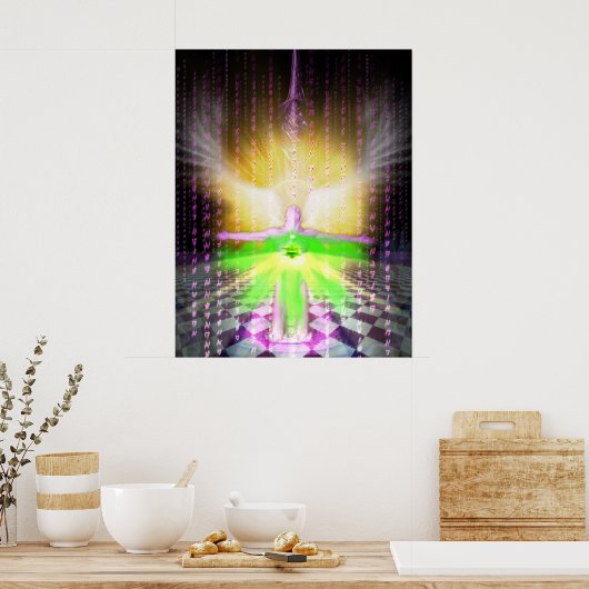 Activering van hoog hart poster (Keuken)