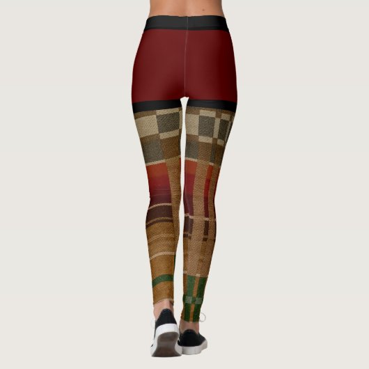 ACTIVEWEAR LEGGINGS - "RED SALSA" (Achterkant)