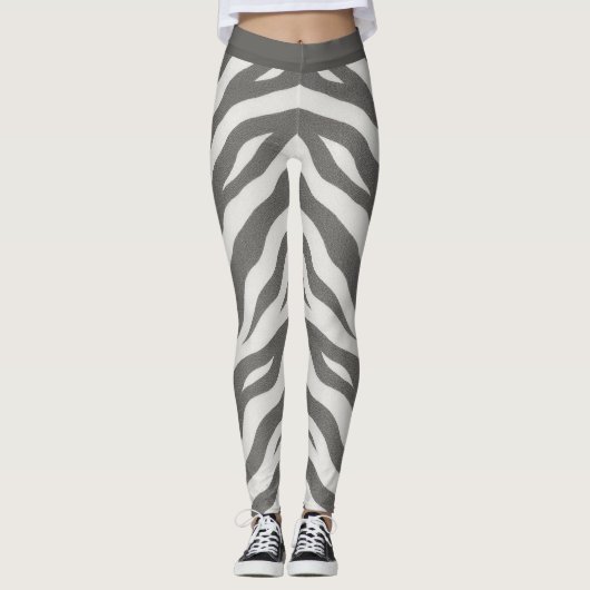 ACTIVEWEAR LEGGINGS - "WITTE TIJGER" - (Voorkant)
