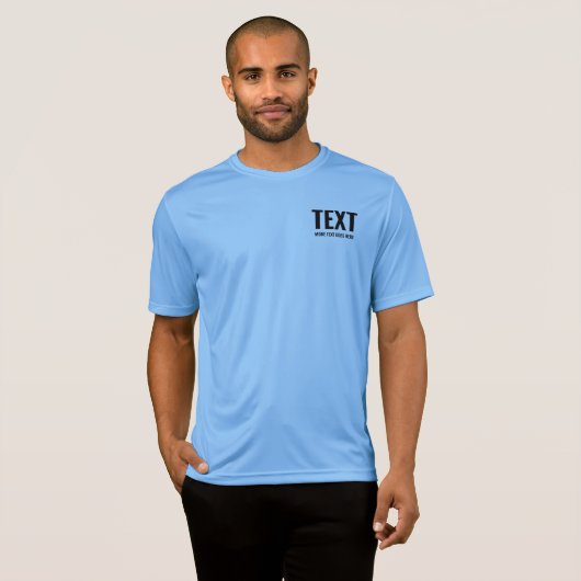 Activewear Sport Tek Mannen concurrent met korte m T-shirt (Voorkant volledig)