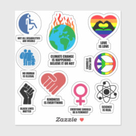 Activism & Social Justice Assortingspakket Sticker