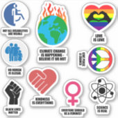 Activism & Social Justice Assortingspakket Sticker (Voorkant)