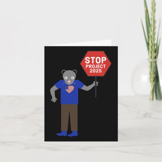 Activist Stop Project 2025. Kaart (Voorkant)