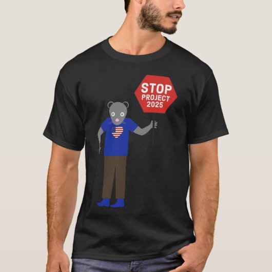Activist Stop Project 2025. T-shirt (Voorkant)