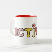 activist tweekleurige koffiemok (Voorkant links)