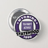 ACTIVIST VAN TEA PARTIJ RONDE BUTTON 5,7 CM (Voorkant /achterkant)