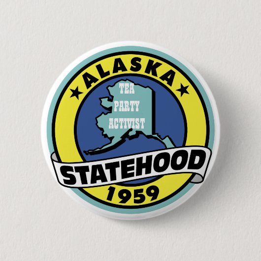 ACTIVIST VAN TEA PARTIJ RONDE BUTTON 5,7 CM (Voorkant)