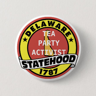 ACTIVIST VAN TEA PARTIJ RONDE BUTTON 5,7 CM