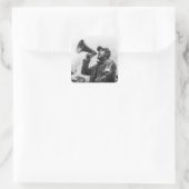 Activist Vierkante Sticker (Tas)