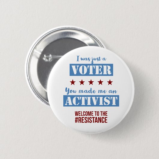 Activiste Button (Voorkant /achterkant)