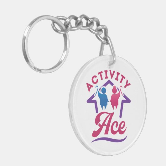 Activiteit Ace Activiteiten Directeur Sleutelhanger (Voorkant Links)