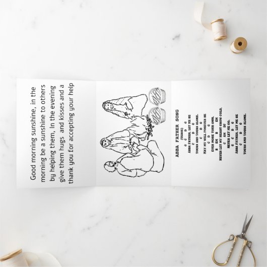 ACTIVITEIT BIJBELVERHAAL DRIELUIK KAART (Binnen)