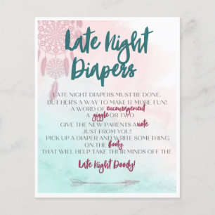 Activiteit Boho late nachtelijke luiers