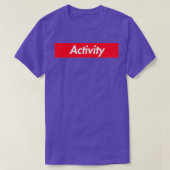 Activiteit T-shirt (Design voorkant)