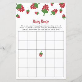 Activiteit van de Berry Sweet Baby shower Bingo Ga