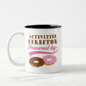 Activiteiten Directeur Funny Gift Tweekleurige Koffiemok (Links)