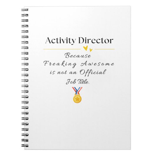 Activiteiten Directeur Notitieboek (Voorkant)