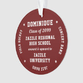 Activiteiten en scholen Afstuderen Ornament (voorkant)