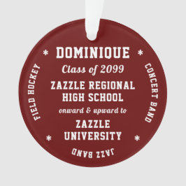 Activiteiten en scholen Afstuderen Ornament