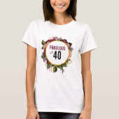 Activiteiten in de omgeving van 40 Floral Lijst T-shirt (Voorkant)