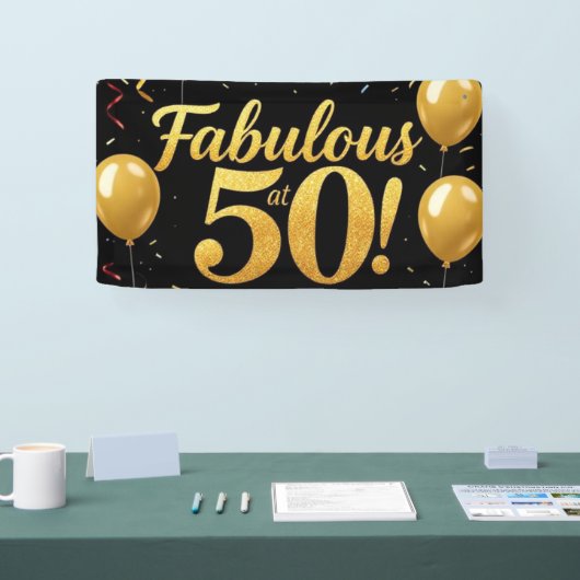 Activiteiten in de omgeving van 50 Gold Glitter Bi Spandoek (Beurs)