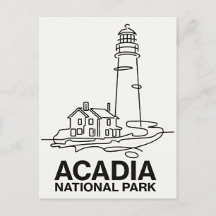 Activiteiten in de omgeving van Acadia National Pa Briefkaart