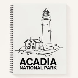 Activiteiten in de omgeving van Acadia National Pa Notitieboek