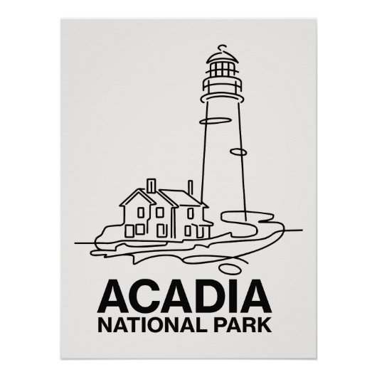 Activiteiten in de omgeving van Acadia National Pa Perfect Poster (Voorkant)