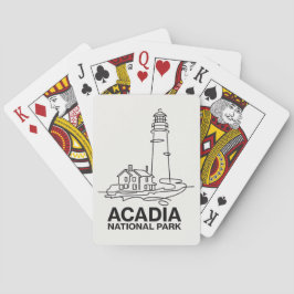 Activiteiten in de omgeving van Acadia National Pa Pokerkaarten