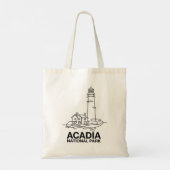 Activiteiten in de omgeving van Acadia National Pa Tote Bag (Achterkant)