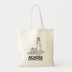 Activiteiten in de omgeving van Acadia National Pa Tote Bag