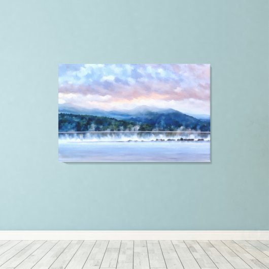 Activiteiten in de omgeving van Adirondack Morning Canvas Afdruk (Insitu (Houten vloer))