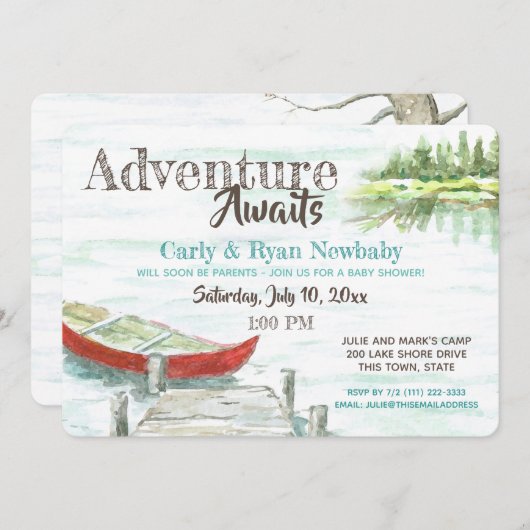 Activiteiten in de omgeving van Adventure Awaits L Kaart (Voorkant / Achterkant)