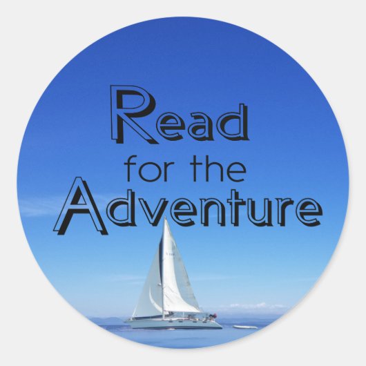 Activiteiten in de omgeving van Adventure Sailboat Ronde Sticker (Voorkant)