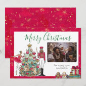 Activiteiten in de omgeving van African American N Feestdagenkaart (Voorkant / Achterkant)