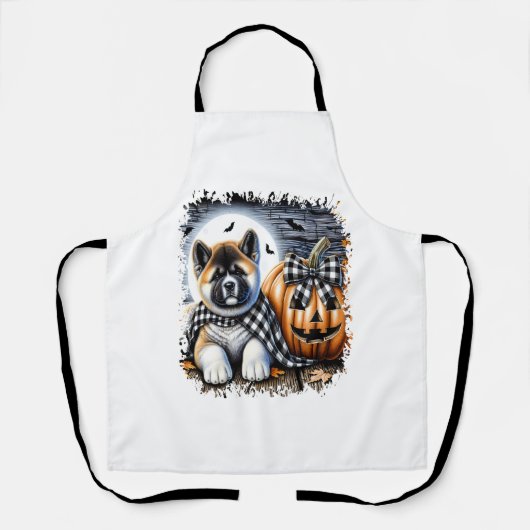 Activiteiten in de omgeving van Akita Dog Hallowee Schort (Voorkant)
