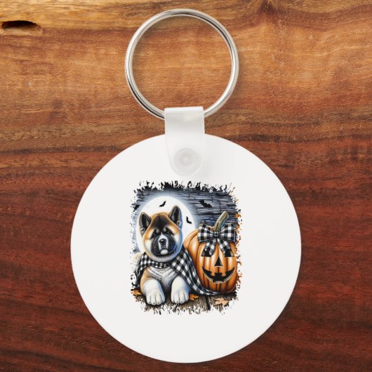 Activiteiten in de omgeving van Akita Dog Hallowee Sleutelhanger (Voorkant)