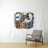 Activiteiten in de omgeving van Akita Dog Hallowee Wandkleed (In Situ (horizontaal))