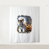 Activiteiten in de omgeving van Akita Dog Hallowee Wandkleed (Voorkant)