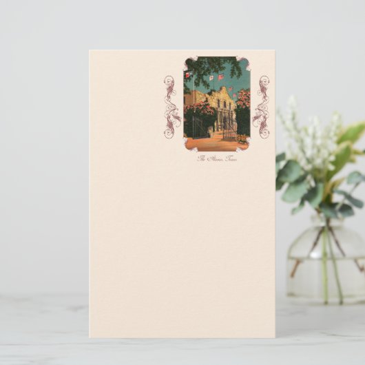 Activiteiten in de omgeving van Alamo Texas Stati Briefpapier (Staand voorkant)