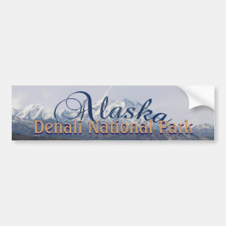 Activiteiten in de omgeving van Alaska Denali Nati Bumpersticker