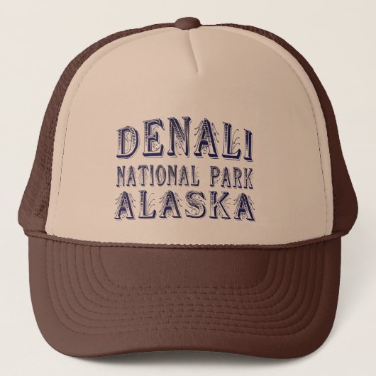 Activiteiten in de omgeving van Alaska Denali Nati Trucker Pet (Voorkant)