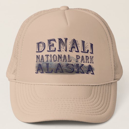 Activiteiten in de omgeving van Alaska Denali Nati Trucker Pet (Voorkant)